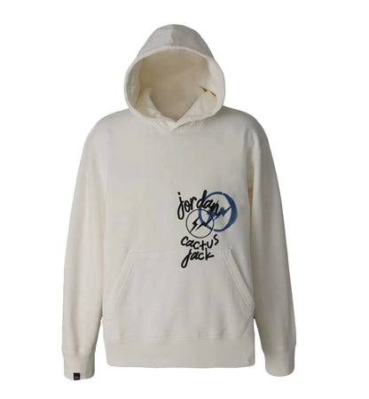 Travis Scott x Jordan x Fragment Hoodie Cream