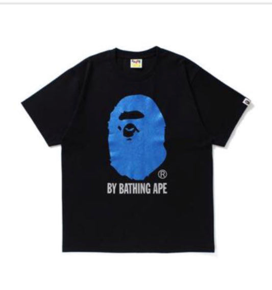 A Bathing Ape T-shirt - Blue Glitter