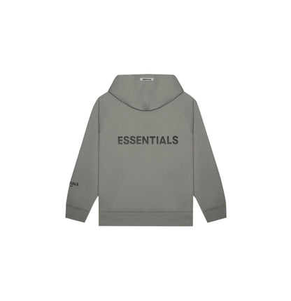 Fear of God Essentials Full Zip Up Hoodie Applique Logo