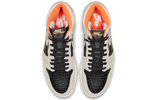 Jordan 1 Retro High Neutral Grey Hyper Crimson