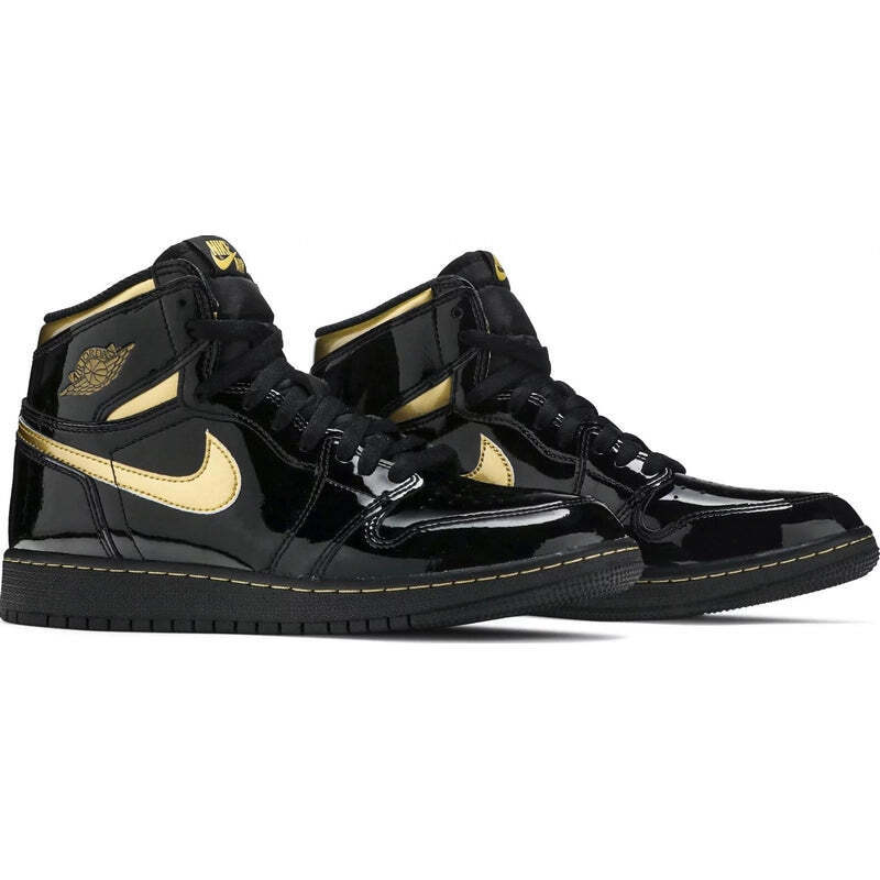 Jordan 1 Retro High Black Metallic Gold