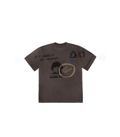 Travis Scott Cactus Jack For Fragment Hiroshi Tee Brown Pepper