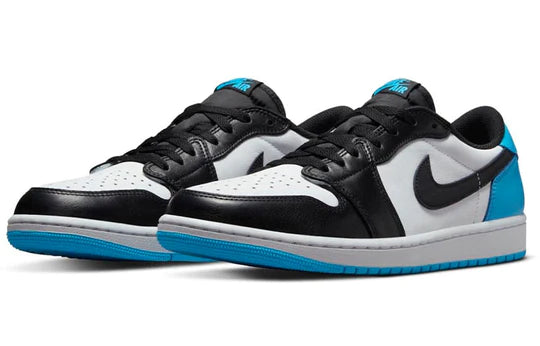 Jordan 1 Retro Low OG Black Dark Powder Blue