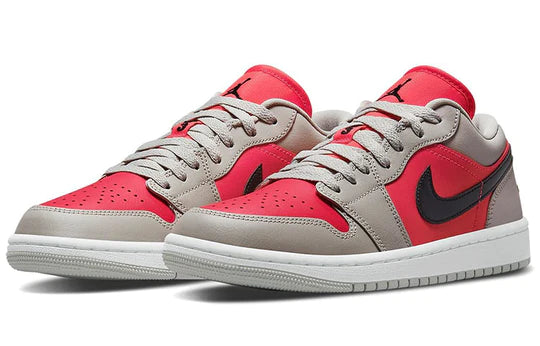 Jordan 1 Retro Low Light Iron Ore Siren Red