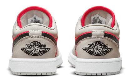 Jordan 1 Retro Low Light Iron Ore Siren Red