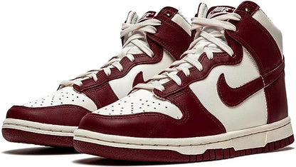 Nike Dunk High Sail Team Red