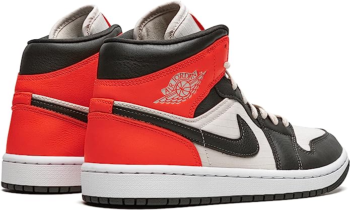 Air Jordan 1 Mid SE Newsprint Light Orewood Brown