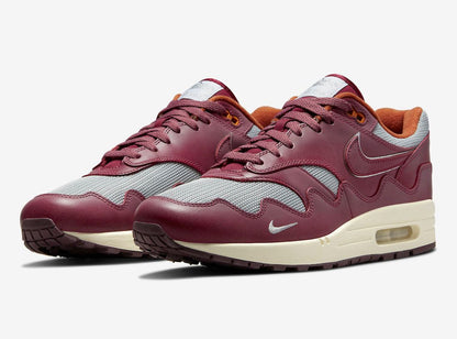 Nike Air Max 1 Patta Wave Rush Maroon