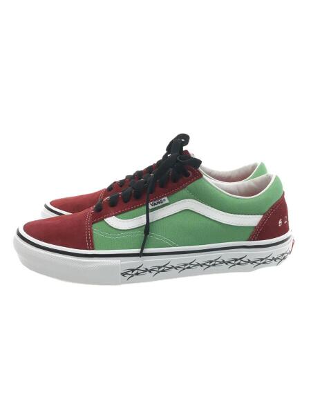 Van Skate Old Skool Supreme Tribal Barbed Wire Green